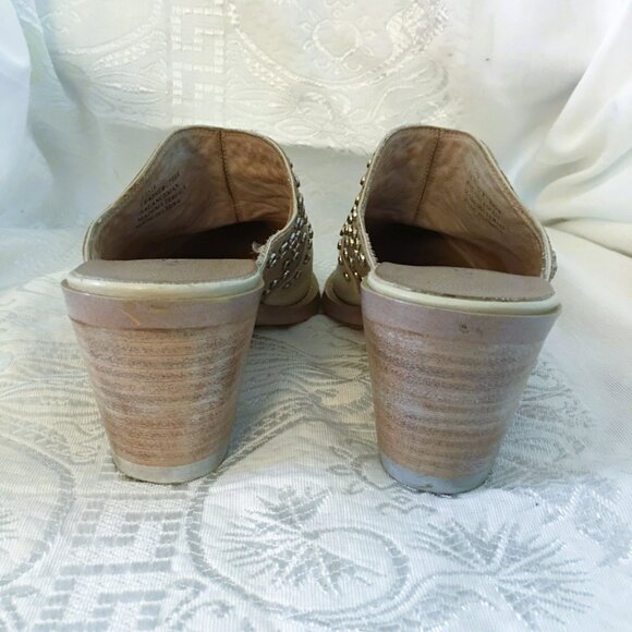 Kathy Van Zeeland Mules/Boots Studded Western Size 9 - Picture 4 of 6